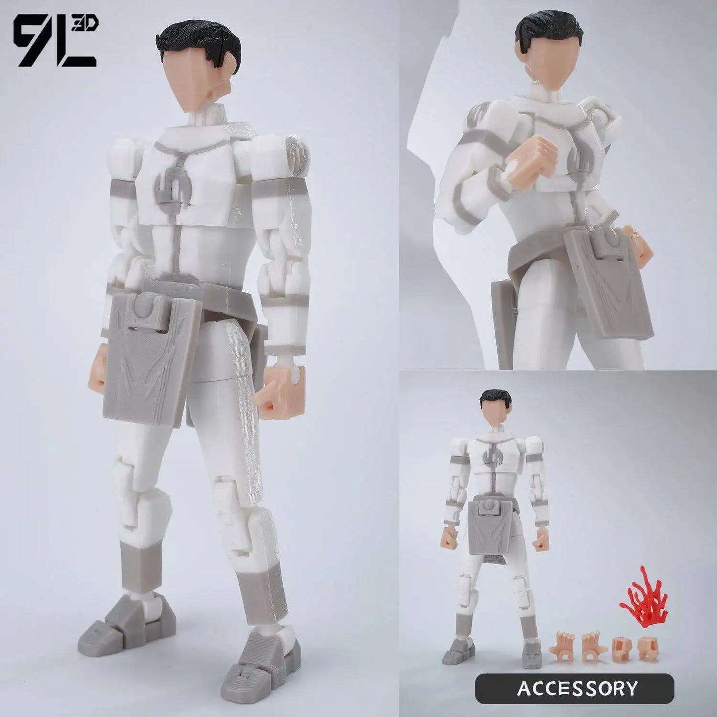 9L3D Lucky 13 Invincible Boy Conquer Omni Action Figure 3D Printed Anime Model Multi-Jointed Poseable Collectible Toy Gift Fan