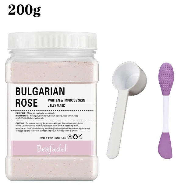 650g/200g Hydro Soft Jelly Mask Powder DIY  jelly Masks Peel Off Hyaluronic Acid Facial Skin Care Rose Mask For Face