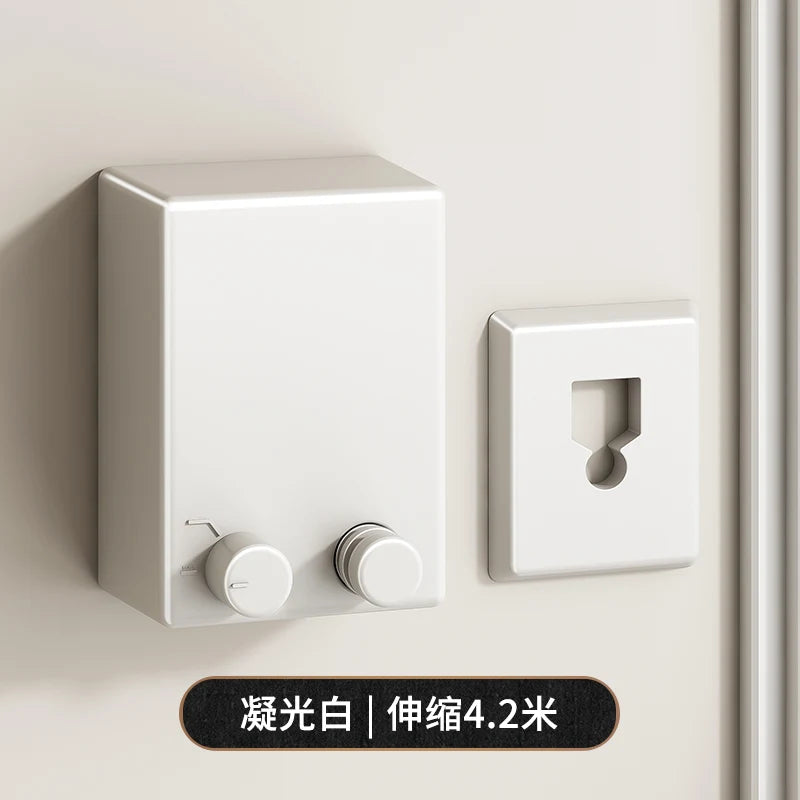 Retractable Clothesline Clothes Drying Rack For Household Stainless Seel Pull-Out Clothes-Drying Machine Rope Space-Saving