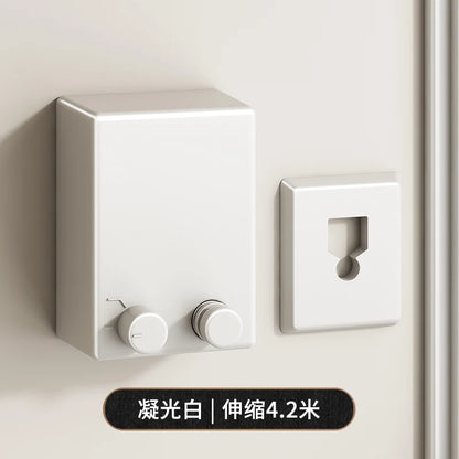 Retractable Clothesline Clothes Drying Rack For Household Stainless Seel Pull-Out Clothes-Drying Machine Rope Space-Saving