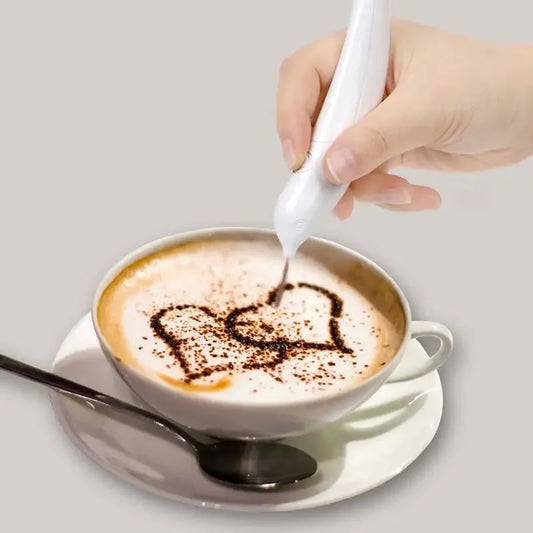 CafeCraft Pro – Electric Latte Art Coffee Drawing Pen