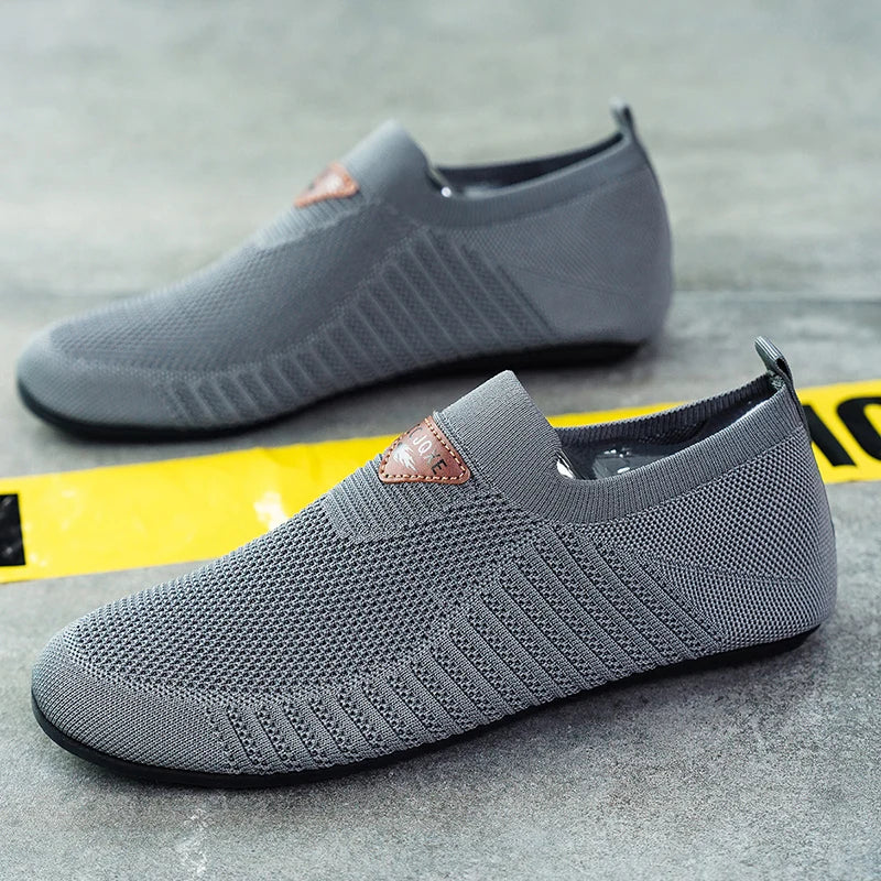 YRZL Mens Loafers Breathable Mesh Summer Lightweight Driving Moccasins Slip on Casual Shoes for Men Comfortable Walking Shoes