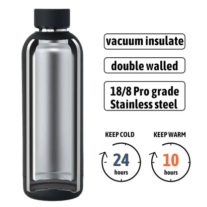 Double Wall Stainless Steel Insulated Tumbler Customizable Thermos Water Bottle with Vacuum Sealed Lid for Hot And Cold Beverage