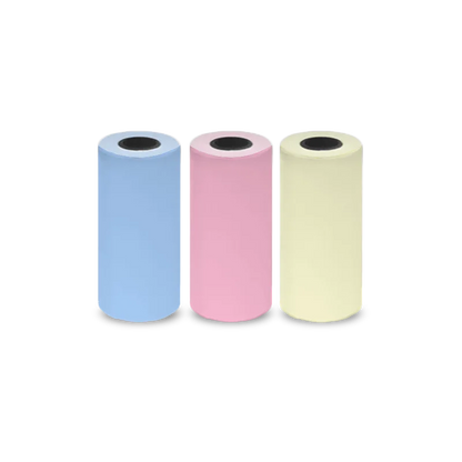 Mini Portabl Printer Inkless Sticker Maker, Free Cut Small Pocket Printer, Portable Thermal Printer for Photo Journal Notes Memo