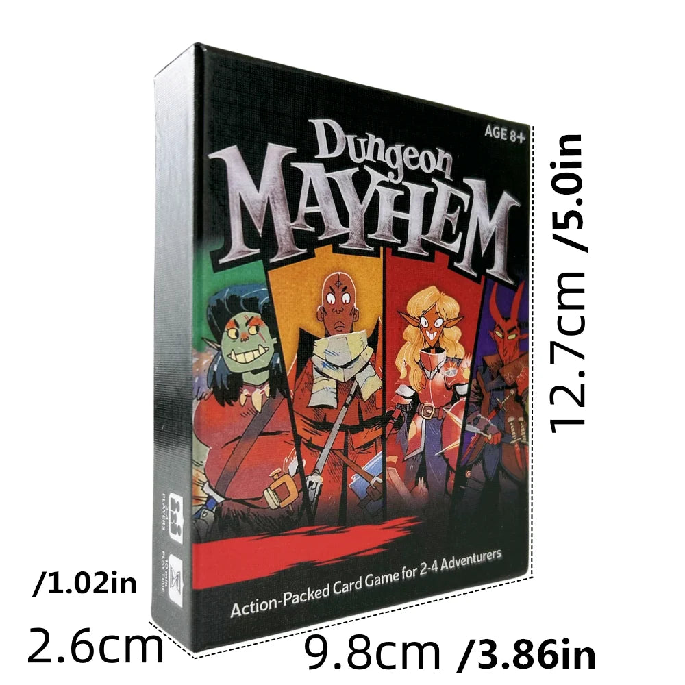 1pc Baldur's Gate Dungeon Mayhem Board Game Cards Monster Madness Card English Version Children's Toy Gift