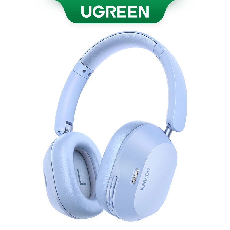 UGREEN Max5c Wireless Bluetooth Headphones 43dB Hybrid Active Noise Cancellation Hi-Res LDAC 75H Spatial Audio Earbuds Headset