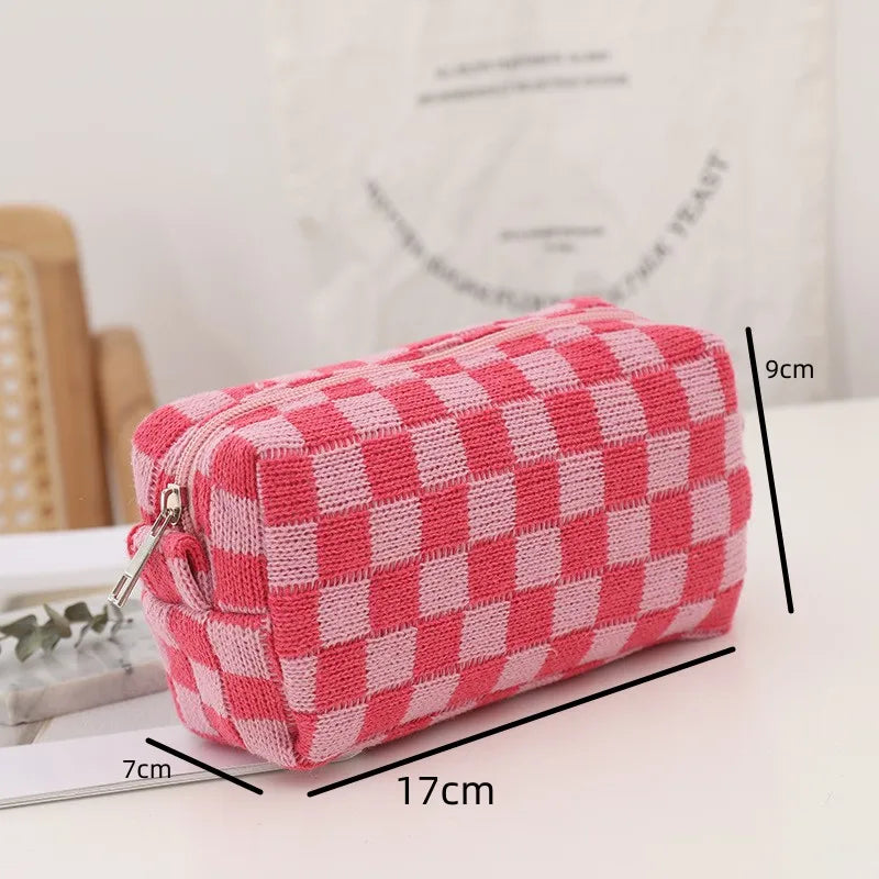 Chic Travel Cosmetic Bag – Portable Makeup & Toiletry Organizer for Women & Girls