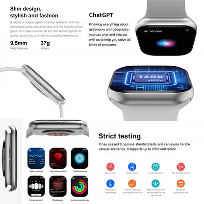 2025 GPS Smart Watch Series 10 For Apple Watch 10 Memory Music Video Bluetooth Call Waterproof NFC Smartwatch For Android IOS