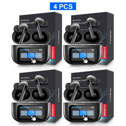Original Thinkplus Wireless Bluetooth Earphones ANC Noise Reduction Earbuds HD Mic Call Gamer Headsets LED Touch Screen Control