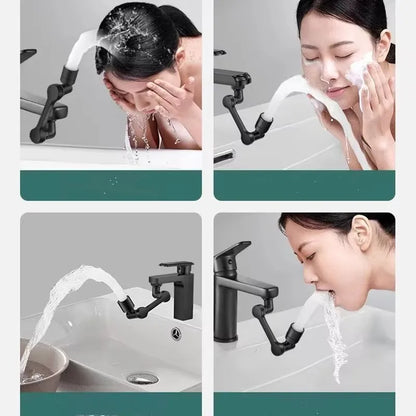 Metal Universal 1080° Rotation Faucet Sprayer Head For Kitchen Washbasin Extension Faucet Bubbler Sink Tap Splash Nozzle