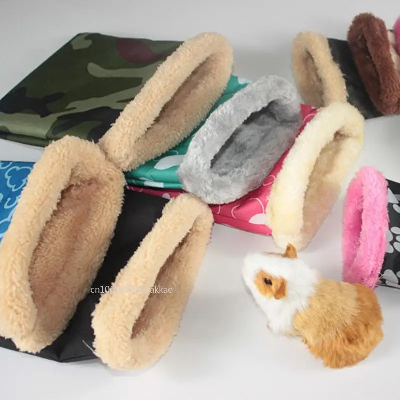 Pet Guinea Pig Sack Small Nest Pet Hedgehog Squirrel Hamster Bed Multiple Colors Waterproof Warm Hamster Cage Accessories
