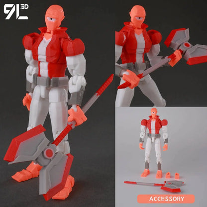 9L3D Lucky 13 Invincible Boy Conquer Omni Action Figure 3D Printed Anime Model Multi-Jointed Poseable Collectible Toy Gift Fan