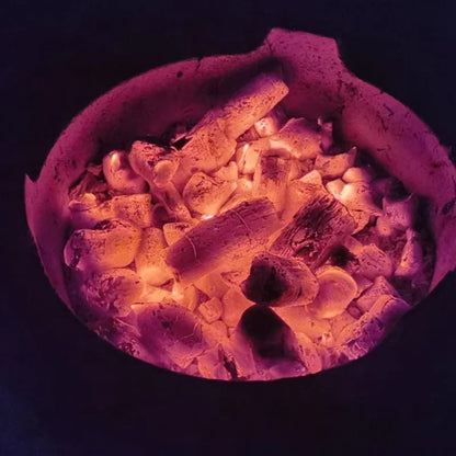 2 kg Premium Fruit Wood Charcoal — Smokeless Indoor & Outdoor BBQ Fuel