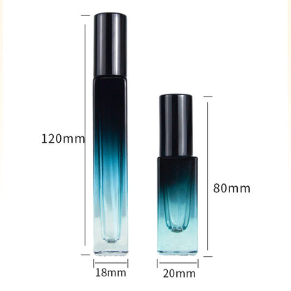 New 5ml/10ml High-end Perfume Bottle Square Glass Spray Bottle Travel Portable Sample Fragrance Atomizer Refillable Container