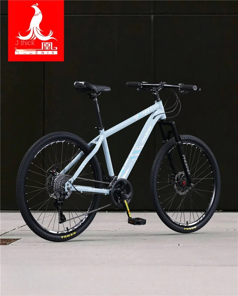 FJ High Carbon Steel Mountain Bike Men's And Women's Variable Speed Shock Absorber Racing Teenage Female Student Adult Bike 2025