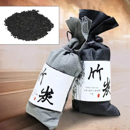 70g Bamboo Charcoal Air Purifying Bag – Natural Odor Absorber for Home, Car, and Closet