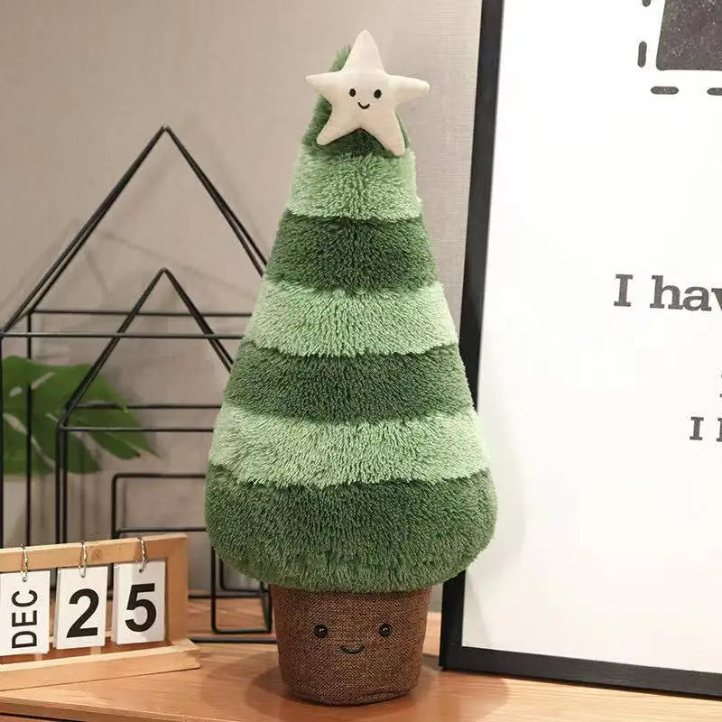 The latest Christmas tree safety fruit figurine Kawaii stuffed plush toy figurine cartoon anime cute gift fun doll Christmas