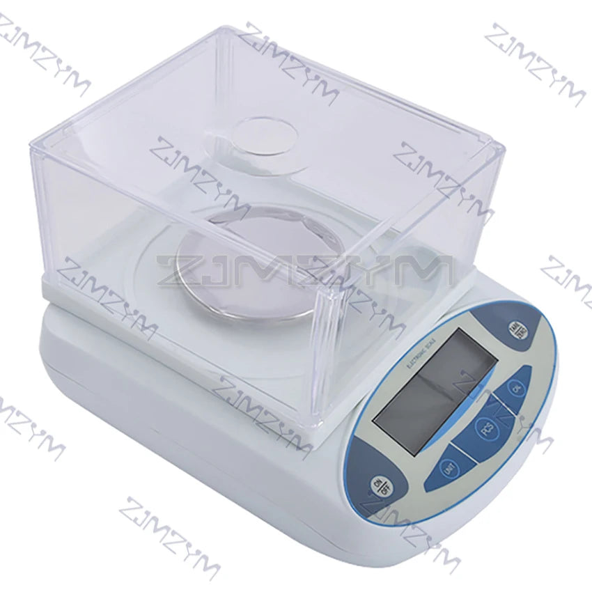 500g x 0.001g Electronic Balance Scale with Windshield High Precision Lab Solid Analytical Digital Precision Balance Scale