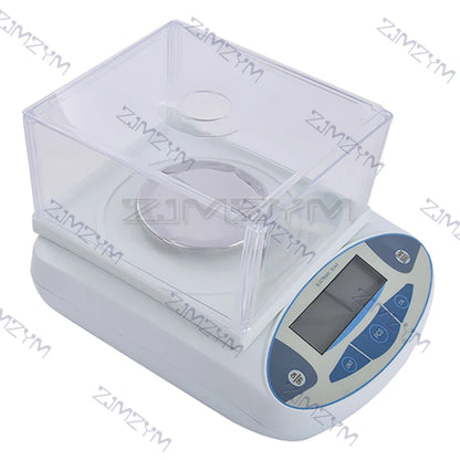 500g x 0.001g Electronic Balance Scale with Windshield High Precision Lab Solid Analytical Digital Precision Balance Scale