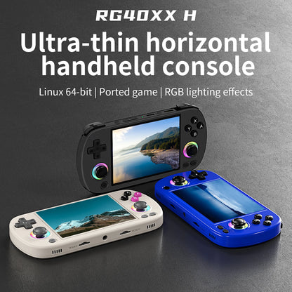 ANBERNIC RG40XX H Handheld Game Console Linux 64-bit System 4.0 inch IPS 3200mAh Retro Video Gaming Console 64G 5000+ Games Gift
