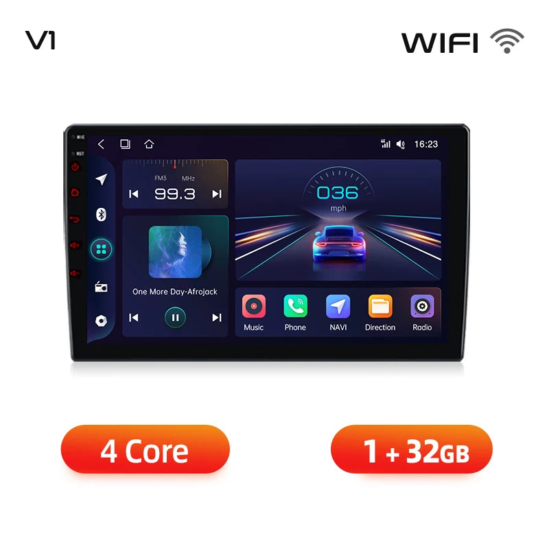 Junsun Wireless CarPlay Android Auto Car Radio For Mercedes Benz Smart Fortwo 451 2005 - 2010 GPS Multimedia 2din Systems Stereo