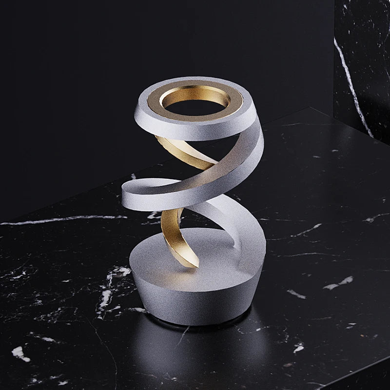 Metal anti-gravity levitating gyro decompression toy desktop levitating rotating pendulum decompression artifact fingertip gyro