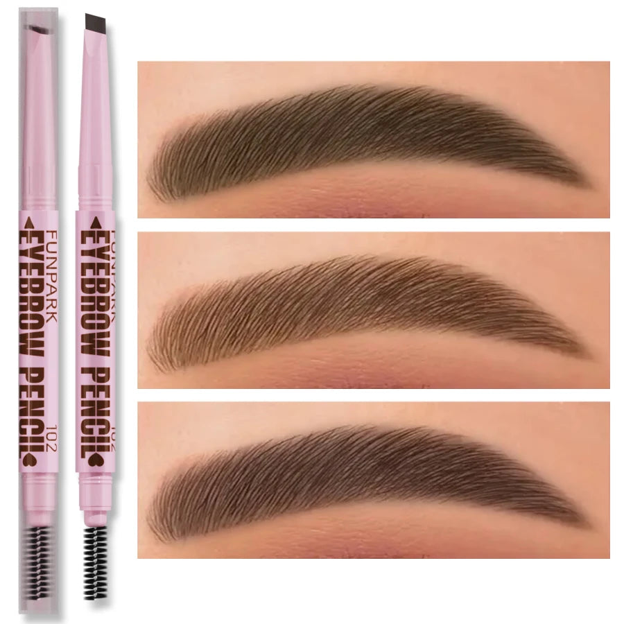 2-in-1 Professional Waterproof Eyebrow Pencil – Dual-Tip Precision for Natural, Long-Lasting Brows