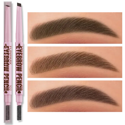 2-in-1 Professional Waterproof Eyebrow Pencil – Dual-Tip Precision for Natural, Long-Lasting Brows