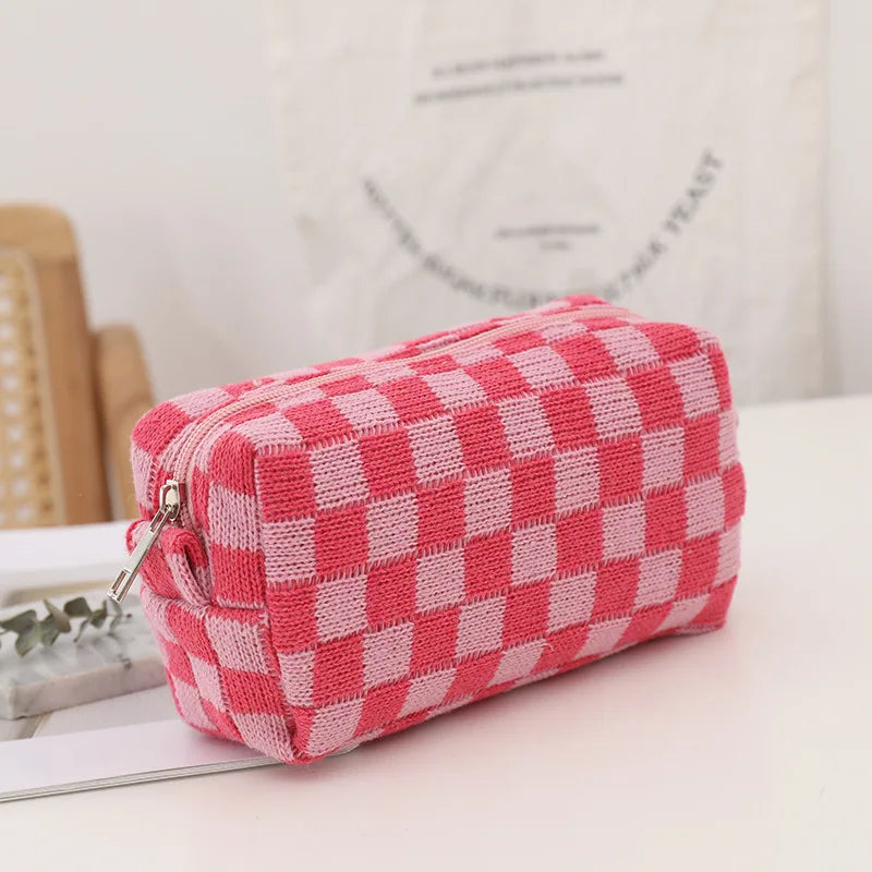 Chic Travel Cosmetic Bag – Portable Makeup & Toiletry Organizer for Women & Girls