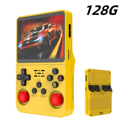 100% Original ARKOS R36S Retro Handheld Game Console 3.5'' IPS,15000+ Games,2 RAM chips, Linux Portable Pocket Player, 64G/128G