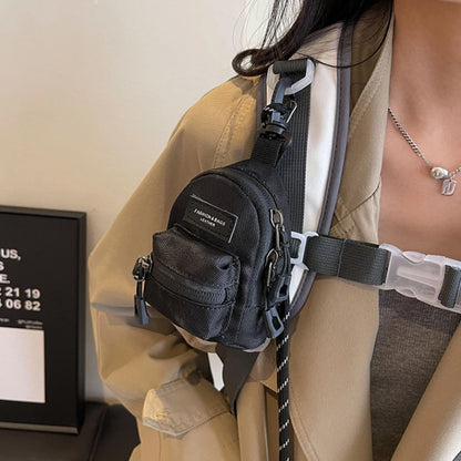 Korean-Style Women Coin Purse & Single-Shoulder Bag – Travel Headphones Storage Set