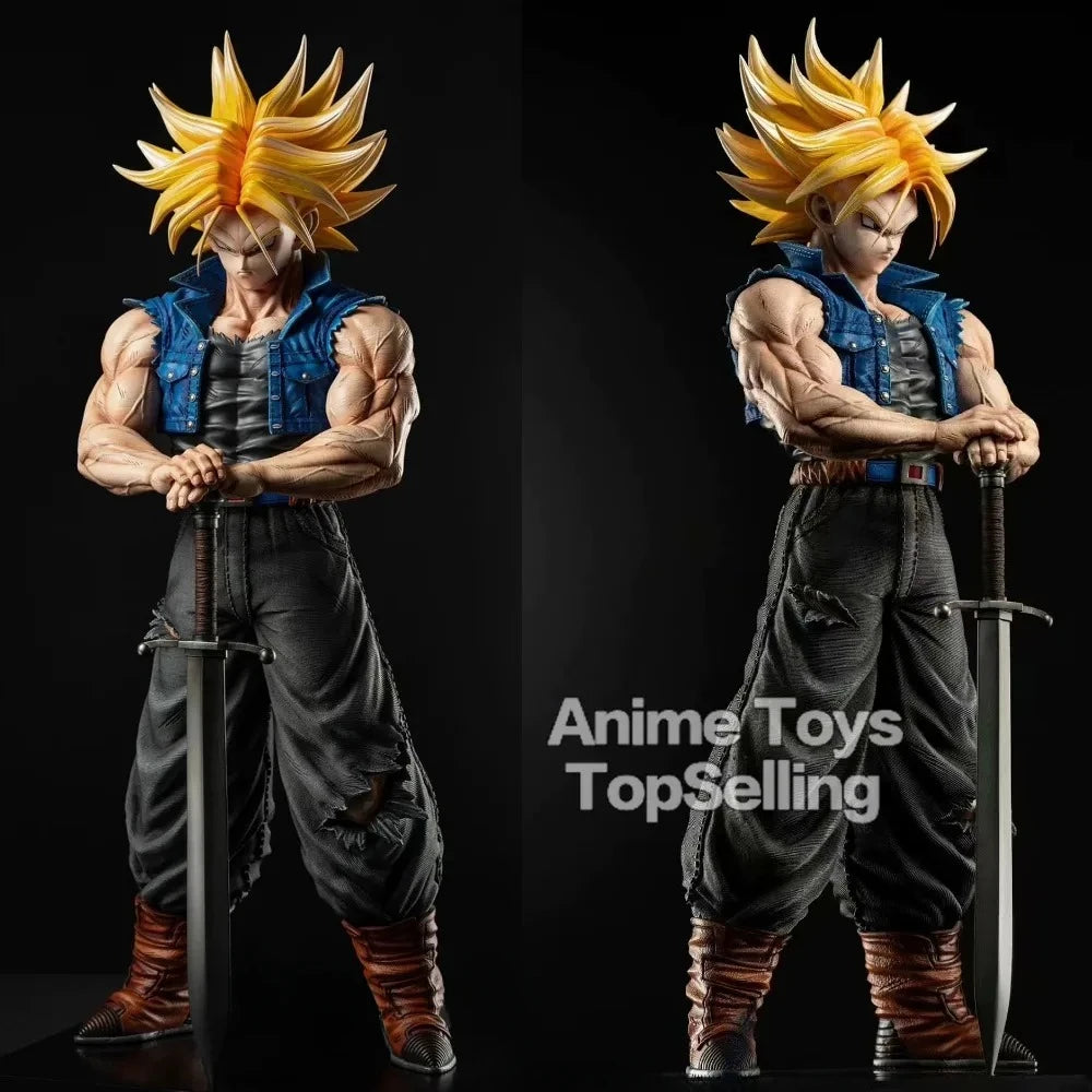 25cm/9.84in Anime Dragon Ball Z Figure Trunks Action Figures Pvc Statue Collection Model Toys for Children Gifts