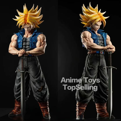 25cm/9.84in Anime Dragon Ball Z Figure Trunks Action Figures Pvc Statue Collection Model Toys for Children Gifts