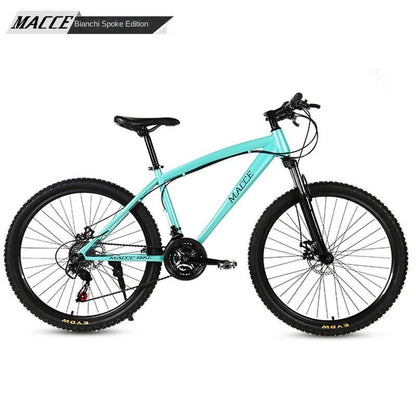 FJ High Carbon Steel Adult Shock Absorber Variable Speed Dual Disc Brake Mountain Bike Male Or Female Disc Brake 26 Inch Bicycle