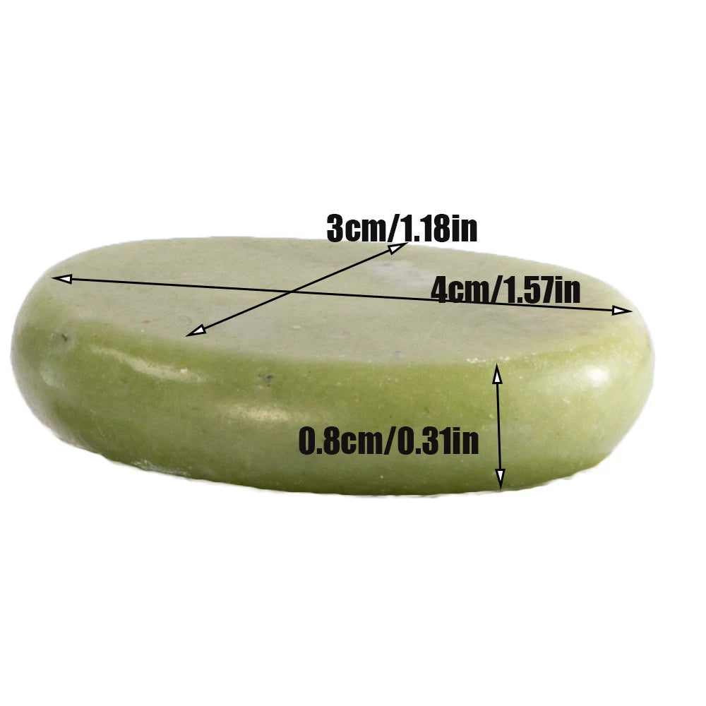 Natural Jade Hot Massage Stone 1PC Full Body Face Neck Relaxation Therapy Tool