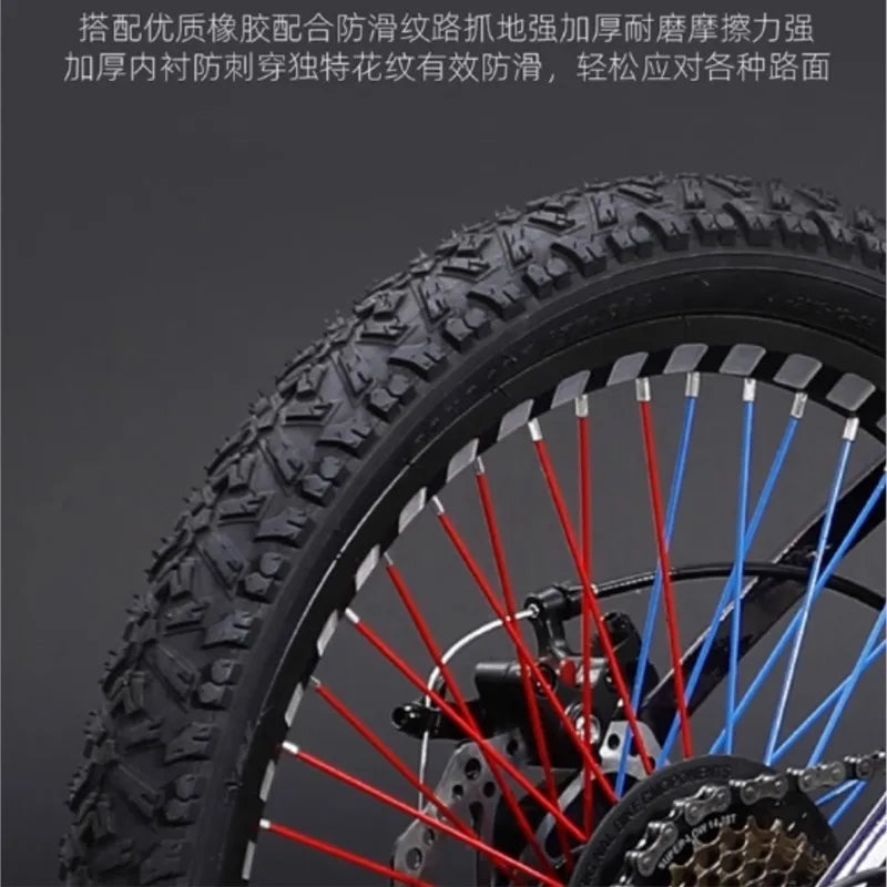 FJ magnesium alloy luminous Ximano variable speed shock-absorbing full bearing mountain bike for young adults 22 inch road bikes