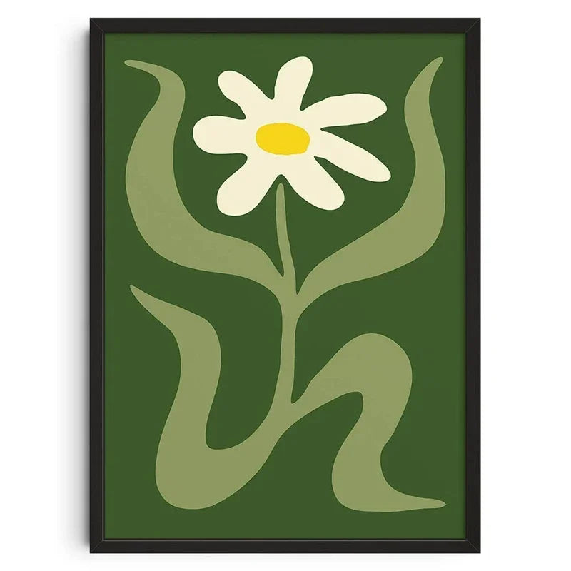 Retro Abstract Nourishing Soul Classic Wall Art,  Canvas Print Poster, Suitable for Home, Living Room, Room Decoration Painting