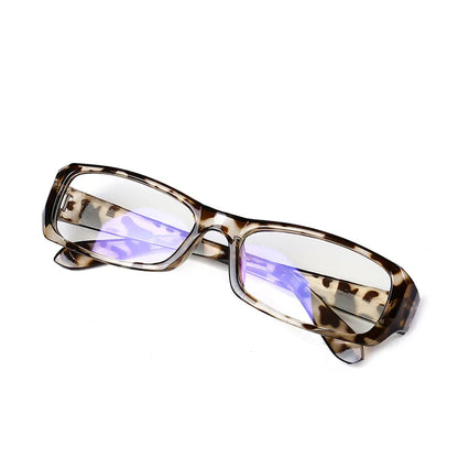 Small Square Glasses Women Retro Harajuku Y2K Clear Blue Light Blocking Eyewear