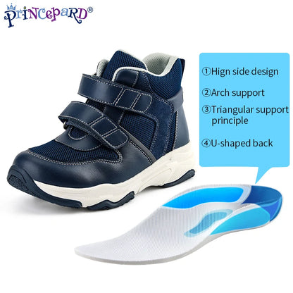 Kids Orthopedic Shoes Girls Boys Corrective Sneakers with Arch Support Princepard Autumn Children Medical Casual Footwear