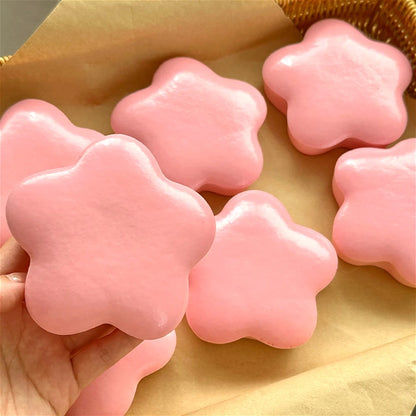 Squishy Simulated Star Cake Squeeze Toy Stress Relief Slow Rising Sensory Fidget for Anxiety ADHD Autism Gift for Kids Adults