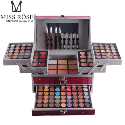 Full 49/190 Color Makeup Set Box In Aluminum Cosmetics For Women Eyeshadow Powder Lipstick Eyeliner Concealer Blush Make Up Kit