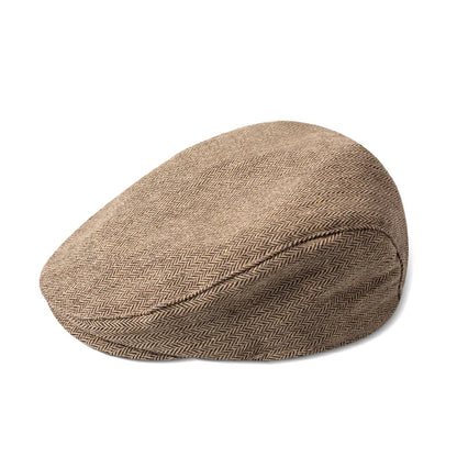 Newborn Solid Herringbone Flat Berets Baby Boys Elastic Hats Cotton Cute Dress Accessories Fashion Kids Caps Daily Casual Cap