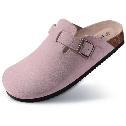 Gacimy Women's Fashion Clogs Sandals Summer Outdoor Beach Slippers Classic Cork Mules With Arch Support Men Retro Potato Shoes