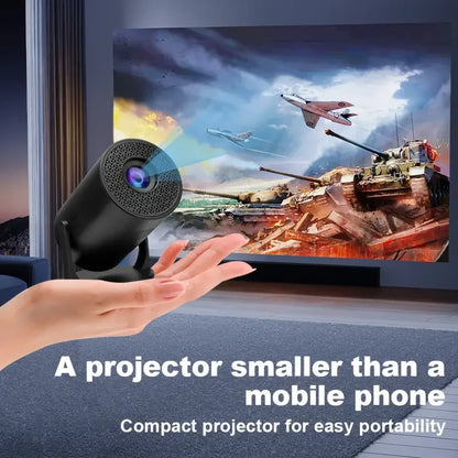 M5 4K WiFi6 Projector Android 11 260 ANSI Dual WIFI USB Plug 1080P Home Cinema Outdoor portable