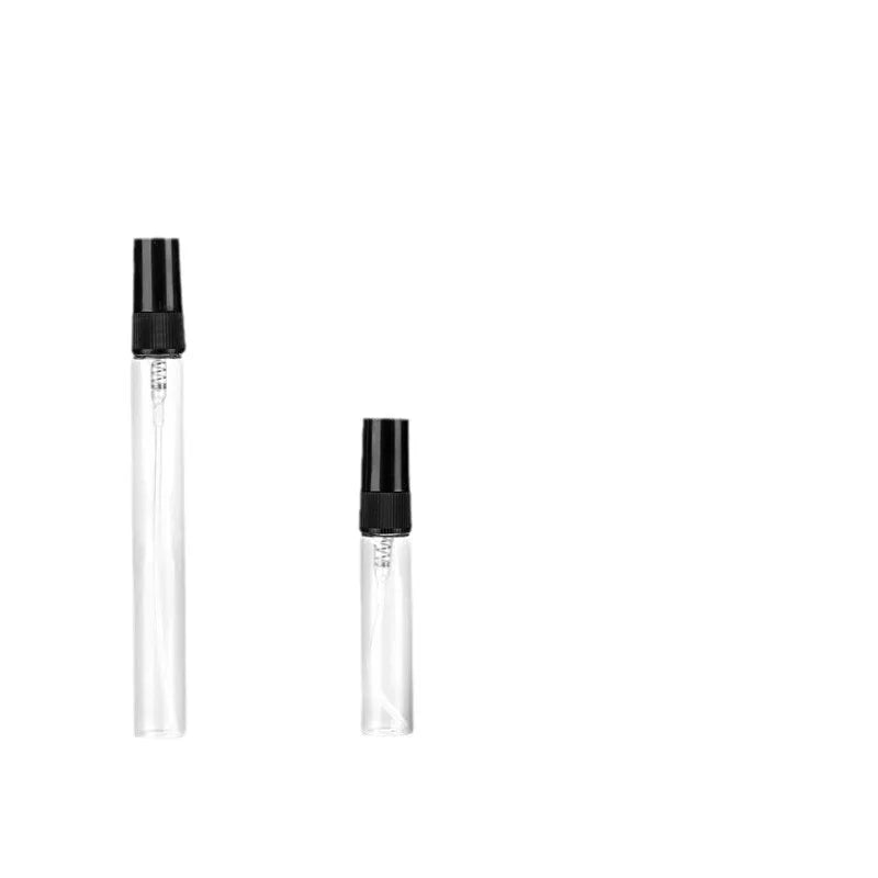 50pcs 100ml 2ML- 10ML Mini Clear Plastic Spray Bottle Empty Perfume Atomizer Sample Bottles for Travel Essential Perfume Liquid