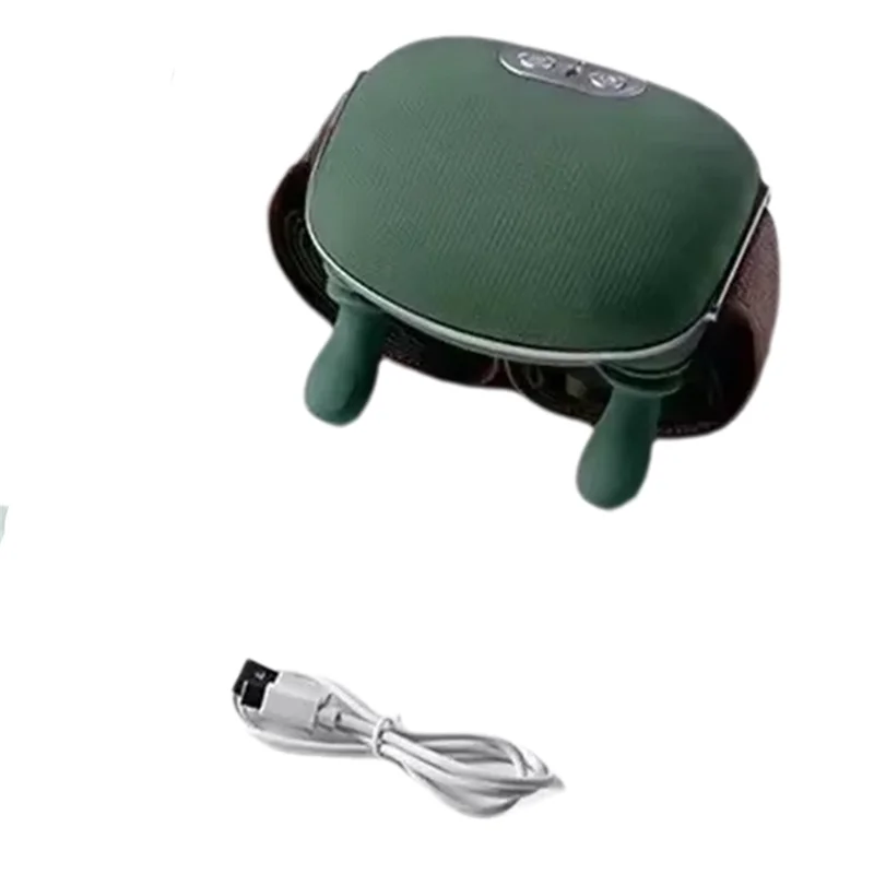 Neck Shoulder Massager Electric Heated Back Massagers Kneading Muscles Massage Pillow For Neck Waist Leg Body Use