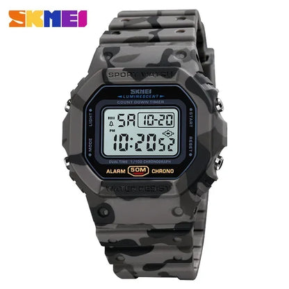 SKMEI 1628 Luxury Digital Men's Watch Sports Waterproof Military Backlight