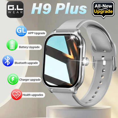 LAXASFIT 2025 Smartwatch Bluetooth Talk Full Touch Heart Rate Fitness Tracker