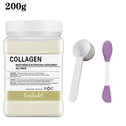 650g/200g Hydro Soft Jelly Mask Powder DIY  jelly Masks Peel Off Hyaluronic Acid Facial Skin Care Rose Mask For Face