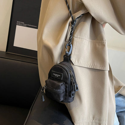 Korean-Style Women Coin Purse & Single-Shoulder Bag – Travel Headphones Storage Set